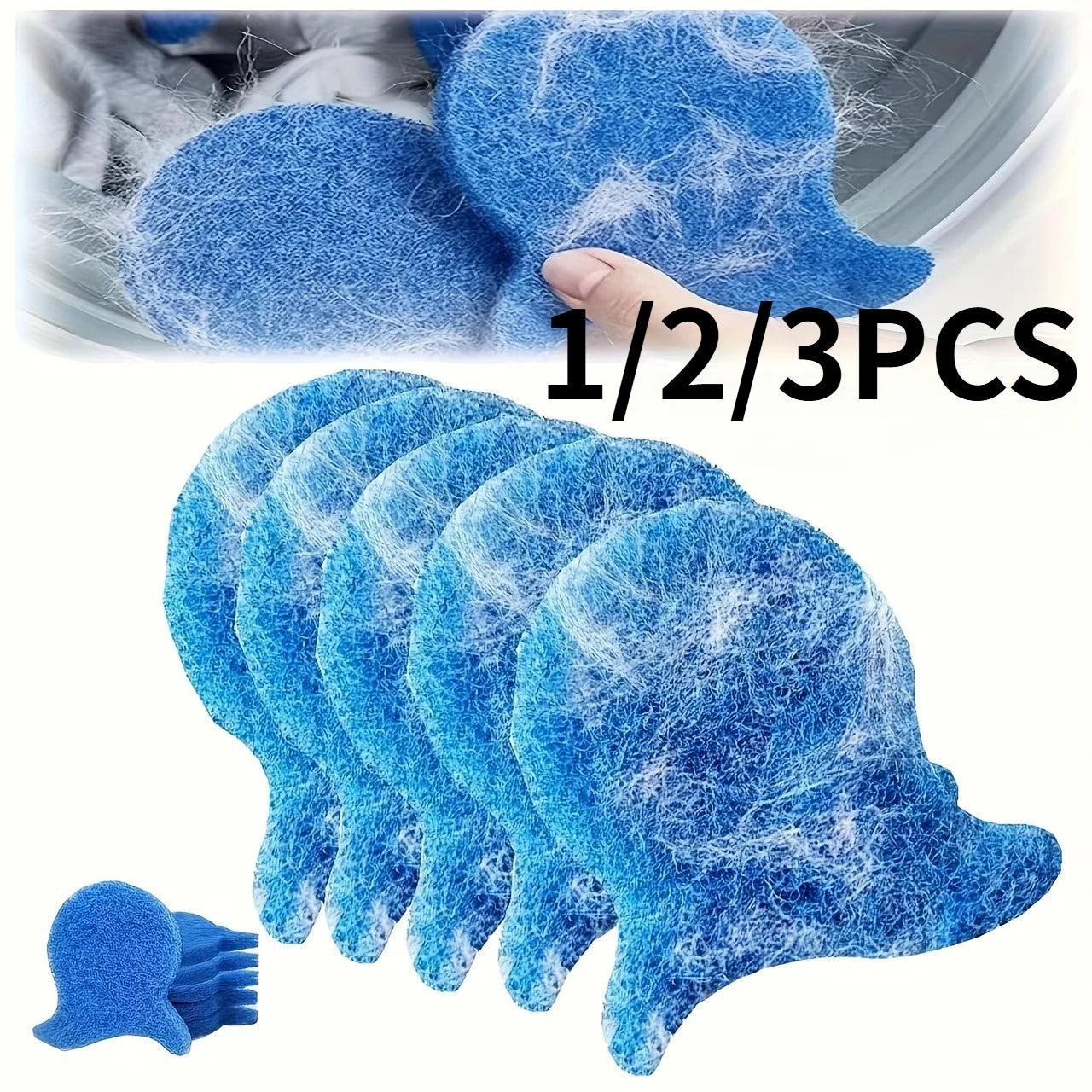Pawly Mellow™ Fur Catcher Laundry Pad x3 Pcs
